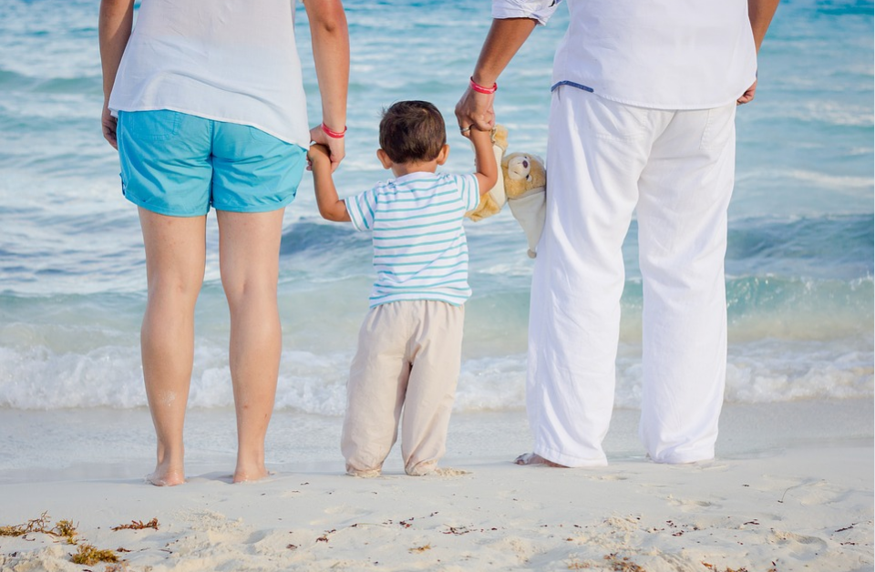 family bonding on vacation