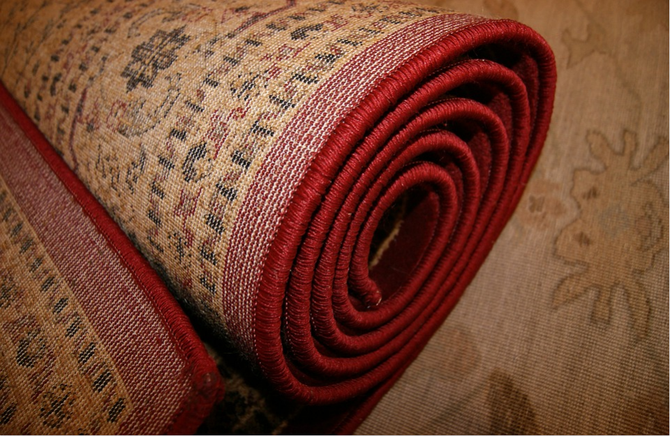 folded rep carpet
